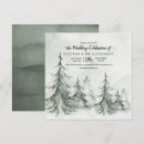 Search for fir tree invitation wedding invitations Modern