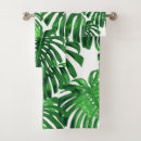Search for jungle bath towels Tropical leaves