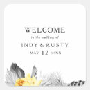 Search for yellow and grey wedding stickers For her