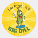 Search for dill pickles stickers Pun