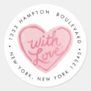 Search for heart return address stickers Cute