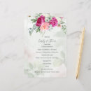 Search for menu and wedding programs Greenery