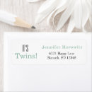 Search for twin return address labels Gender reveal