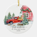 Search for red truck christmas decor Our first christmas