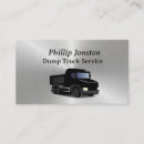Search for dump truck business cards Hauling