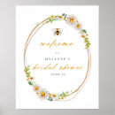 Search for bee welcome signs Watercolor floral