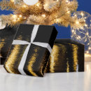 Search for shiny gold wrapping paper Black