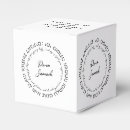 Search for quotes favour boxes Black and white