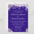 Search for lavender and white wedding invitations Typography
