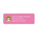Search for cartoon bear return address labels Adorable
