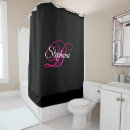 Search for black and pink shower curtains Daughter