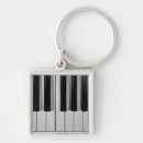 Search for musical design key rings Music lover