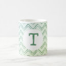 Search for green chevron mugs Initial
