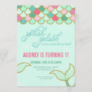 Search for glitter mermaid birthday invitations Under the sea birthday