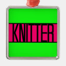 Search for knitting christmas tree decorations Green