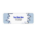 Search for comic party bookplates Blue