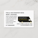 Search for transportation business cards Delivery