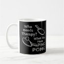 Search for table tennis mugs Pong