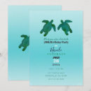 Search for green turtle invitations Summer