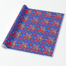 Search for add your name wrapping paper Blue