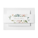Search for sage invitation belly bands Bride groom names