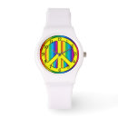 Search for peace sign watches Hippie