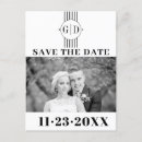 Search for evening save the dates Black and white