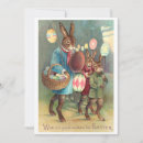 Search for vintage easter invitations Rabbit