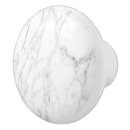 Search for white marble knobs and pulls Pattern