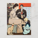 Search for new years eve postcards Santa