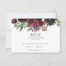 Search for red rose wedding rsvp cards Watercolor