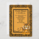 Search for big cat birthday invitations Safari