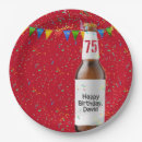 Search for 75th birthday plates Celebration