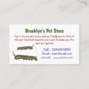 Search for caterpillar business cards Insect