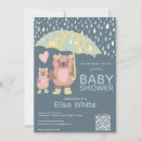Search for raindrops baby shower invitations Whimsical
