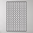 Search for black white geometric flowers art Vintage