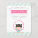 Search for gymnastics birthday postcards Girly