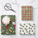 Search for 12 days of christmas wrapping paper Holly
