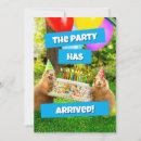 Search for funny animal birthday invitations Celebration