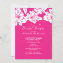 Search for fuschia bridal shower invitations White
