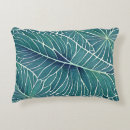 Search for teal leaves cushions Green