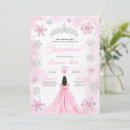 Search for snowflake quinceanera invitations 15th birthday