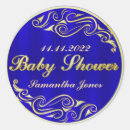 Search for baby shower save the date stickers Gold
