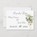 Search for olive branch save the dates Greenery