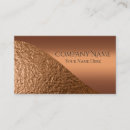 Search for copper business cards Metallic