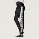 Search for piano keys leggings Music