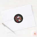 Search for goth round stickers Floral