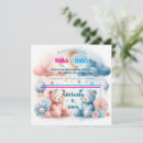 Search for gender reveal save the dates Cute