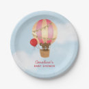 Search for hot air balloon plates Teddy bear