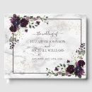 Search for plum wedding guest books Watercolor